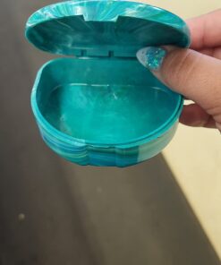 QUIST (TM) Orthodontic Retainer Case (Turquoise) Turquoise 34 61I1YyRirVL