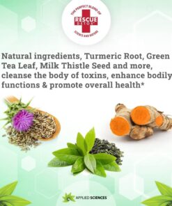 Rescue Detox 5 Day Permanent Detox Kit - 72ct Capsules | Comprehensive Full Body Cleanse with Bonus Instant ICE Caps 27 61I1q9YhQ L