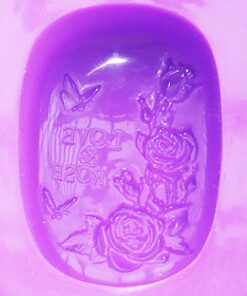 X-Haibei Love Life Rose SOAP Rectangular Lotion Bar Silicone Flower Mold 4 Cavity Soap Making Mold Supplies 3oz per Cell 11 61I2MuwVU5L