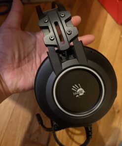 Bloody G528C Wired RGB Gaming Headset, 7.1 Virtual Surround Sound, Noise Cancelling Microphone with Braided USB Cable, On-Ear Volume Control for FPS MMO Games 25 61I2hYoVsXL