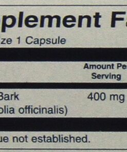 Swanson Magnolia Bark Antioxidant Support 400 Milligrams 60 Capsules 1 6 61I2s X9EYL