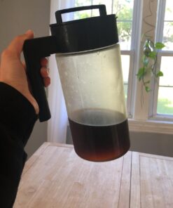 Takeya Cold Brew Coffee Maker with Black Lid Pitcher, 1 qt 31 61I3VvfVgL