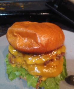 Victoria Rectangular Cast Iron Meat Press with a Wooden Handle, Preseasoned with Flaxseed Oil, Made in Colombia 8.3 x 4.4 Inch 38 61I6EssNTaL