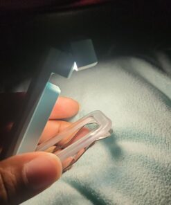 Glocusent USB Rechargeable Book Light for Reading in Bed, Portable Clip-on LED Reading Light, 3 Amber Colors & 5 Brightness Dimmable, Compact & Long Lasting, Perfect for Book Lovers, Kids Blue 46 61I6KZ85WL