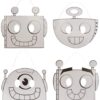 Creative Converting 332234 Robots Science Fair Birthday Tableware Decorations Party Supplies, Multicolor 44 61I6VkkWiJL