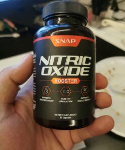 Snap Supplements Nitric Oxide Booster, Performance Formula for Stamina & Endurance, 90 Count 90 Count (Pack of 1) 29 61I6j1psAL