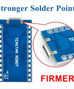 OSOYOO Pro Micro 5V/16MHz Module Board with 2 Row pin Header Replace wit Pro Mini for Arduino Pro Micro board for Arduino 21 61I7zFVYO4L
