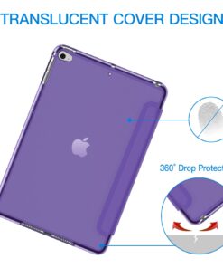 JETech Case for iPad Mini 4, Smart Cover with Auto Sleep/Wake (Purple) Purple 12 61I9AdSB0aL