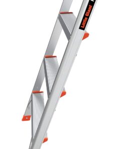 Little Giant Ladder Systems Flip N Lite 6 Foot 300 Pound Capacity Aluminum Lightweight Slim Stepladder Ladder 48 61I9VglMRNL