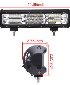Alternative view of Lumitek 1PCS 12" 72W Led Light Bar Off-Road Led Lights Flood Spot Combo Light Bar Waterproof Driving Lights for Trucks, Off-Road Vehicle, ATV, SUV, UTV, 4WD, Jeep, Boat …… 12inch 72W lights