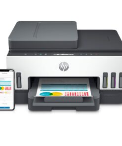 HP Smart -Tank 7301 Wireless All-in-One Cartridge-free Ink Printer, up to 2 years of ink included, mobile print, scan, copy, automatic document feeder (28B70A), Gray 22 61IC1B4QUNL