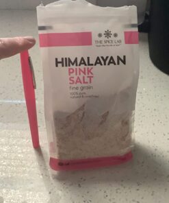 The Spice Lab Pink Himalayan Salt - Sea Salt (Fine) - 1 lb Bag - All Purpose Cooking & Table Salt - Non GMO Kosher Sea Salt - Nutrient and Mineral Dense for Health - 100% Certified 4040 himalayan pink salt 1 Pound (Pack of 1) 7 61IDp3XcnGL