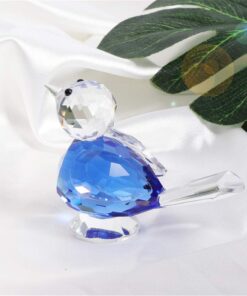 Waltz&F Crystal Bluebird of Happiness Collectible Figurines Glass Animal Figurine for Table Home Decoration Blue 15 61IEMXb3PfL