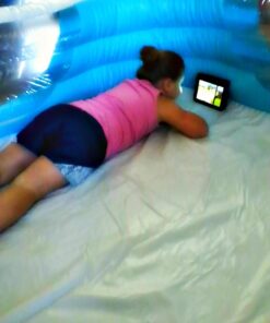 INTEX 57495EP Beach Wave Inflatable Swim Center Pool: 357 Gallon Capacity – 90" x 90" x 22" – Purple 34 61IFG qvX2L