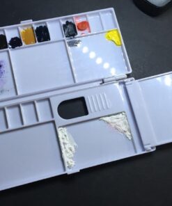 Yasutomo Palette Plastic Fold Up 3 Sections 8 1/4" x 3 3/4" x 5/8" 9 61IFH TMUgL