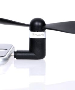 Stouch Mini Portable Dock Cool Cooler Rotating Fan iPad iPhone 7 Plus 6 6S 6 Plus 5 8 pin lightning - Black 13 61IFTwFILL