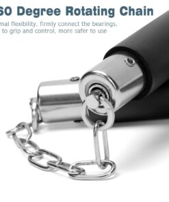 MARCOLO Upgraded Foam Nunchucks for Adults and Kids, Safe and Durable Nunchaku with Ball-Bearing Chain Connector for Professionals and Beginners Black & Black 2 7 61IGAR8RZWL