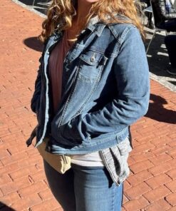 Wrangler Authentics Women's Stretch Denim Jacket Large Blue 23 61IHBcu1DNL