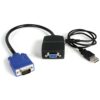 StarTech.com 2 Port VGA Video Splitter - USB Powered - 2048x1536 - VGA Video Monitor Splitter Dual Port (ST122LE) Black 2 Port (USB Powered) 3 61IHvKU1d7L