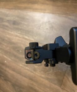 Feyachi Flip Up Rear Front and Iron Sights Best Backup fits Picatinny & Weaver Rails Black 42 61IIqxi4VqL