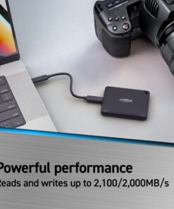 Crucial X10 Pro 4TB Portable SSD - Up to 2100MB/s Read, 2000MB/s Write - Water and dust Resistant, PC and Mac, with Mylio Photos+ Offer - USB 3.2 External Solid State Drive - CT4000X10PROSSD902 7 61IKG3yg5ML