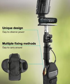 Alternative view of HAOXI AODELAN External Flash Battery Packs for Portable Hot Shoe Speedlite Compatible with Nikon SB900, SB910, SB5000. Replaces Nikon SD-9