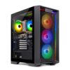 Skytech Gaming Nebula Gaming PC Desktop – AMD Ryzen 5 5600X 3.7 GHz, NVIDIA RTX 4070, 1TB NVME SSD, 16GB DDR4 RAM 3200, 600W Gold PSU, 11AC Wi-Fi, Windows 11 Home 64-bit,Black 5600X | 4070