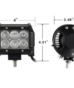 Led Spot Light Bar Lumitek 10PCS 18w Led Work Lights 4Inch Led Fog Light Driving Lights Led Off Road Lights for Trucks SUV Jeep Lamp Boat… 8 61IPgsWJxBL