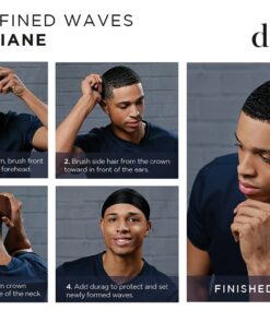 Diane Premium 100% Boar Wave Brush for Men and Barbers – Medium Bristles for Thick Coarse Hair – Use for Detangling, Smoothing, Wave Styles, Soft on Scalp, Restore Shine and Texture 22 61IQ8IeKGHL