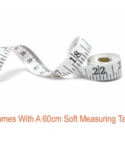 Paxcoo 36 Pcs Transparent Plastic Sewing Machine Bobbins with Case and Soft Measuring Tape for Brother Singer Babylock Janome 18 61IQDX fpL