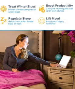 Alaska Northern Lights Aurora LightPad Max - 10,000 LUX Bright Light Therapy Box - More Than 115,000 Sold! - US Based Company 22 61IR4SeWhBL