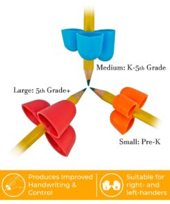 The Pencil Grip Writing CLAW, Medium Size Pack, Red And Blue Grips, Set of 12 - TPG-21212 12 61IR8VN6BGS