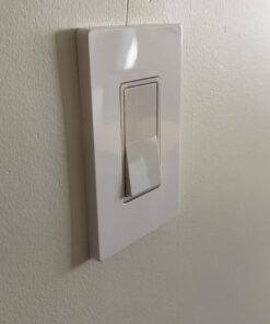 ENERLITES Screwless Decorator Wall Plates Child Safe Outlet Covers, Size 1-Gang 4.68" H x 2.93" L, Unbreakable Polycarbonate Thermoplastic, SI8831-W-10PCS, Glossy, White, 10 Count Standard Size 28 61ISQVAU0L