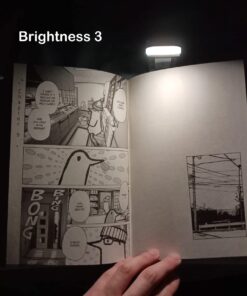 Glocusent USB Rechargeable Book Light for Reading in Bed, Portable Clip-on LED Reading Light, 3 Amber Colors & 5 Brightness Dimmable, Compact & Long Lasting, Perfect for Book Lovers, Kids Blue 60 61ITOTIUazL