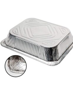 Aluminum Half Size Deep Foil Pan 30 packs Safe for use in freezer, oven, and steam table.pen,12 1/2" x 10 1/4" x 2 1/2" (-40 gauge-!)Made In The USA 6 61IUQWIKL