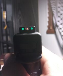 TRUGLO TFX PRO Handgun Sight | Compact Snag-Free Durable Shock-Resistant Glowing Tritium & Fiber-Optic Xtreme Night Sight for Handguns Glock High Set 51 61IVfM2ptJL 3