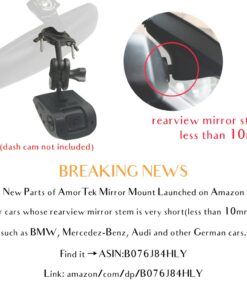 Dash Cam Mirror Mount Kit for Rexing V1,Falcon F170,Z-Edge,Old Shark,YI,Kdlinks X1,VANTRUE and Most Dash Camera and Car Camera 32 61IWW1KYIXL