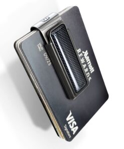 M-Clip Money Clip - Minimalist Slim Wallet Alternative for Front Pocket Carry - Cash and Credit Card Holder for Men Black 14 61IWlx9S9qL