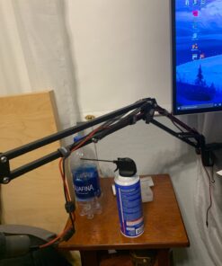 Neewer Microphone Arm Stand, Suspension Boom Scissor Mic Arm Stand with 3/8” to 5/8” Screw and Cable Ties Compatible with Blue Yeti, Snowball, Yeti X, Quadcast and Other Mics, Max Load 1.5kg 48 61IX7b5maDL