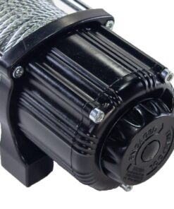 MotoAlliance UTV/ATV 4500lb Winch Kit - 1.8 HP 50 feet Durable Steel Winch Cable for Off Road Trailer Towing - VIPER Midnight Waterproof Winch 4500 10 61IXLbkWJ0S