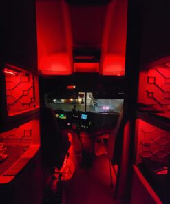 OPT7 Aura Interior Car Lights with Remote Control, Color Change, Music Sync Inside Ambient Lighting Kit, LED Lights for Car Truck Under Dash Accessories, Charger Adapter 12V, 6pc Single Row LED Strip RGB 40 61IYNyUpInL