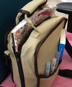 Derwent Pencil Case, Canvas Carry-All Bag Pencil Holder with Removable Shoulder Strap, Holds up to 132 Pencils and Supplies (2300671) , Brown Carry All 132 Capacity 49 61IYRoJN0KL