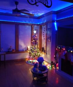 DAYBETTER Smart WiFi Led Lights 100ft, Tuya App Controlled Led Strip Lights, Work with Alexa and Google Assistant, Timer Schedule , Color Changing Led Lights for Bedroom Party Kitchen 36 61IYyVJmguL