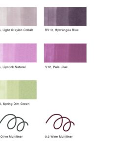 Alternative view of Copic Ciao Alcohol Markers, Doodle Kit Nature, 5 markers + 2 pens Art markers, alcohol markers, permanent marker, alcohol-based markers, illustration markers, brush tip marker, dual tip markers