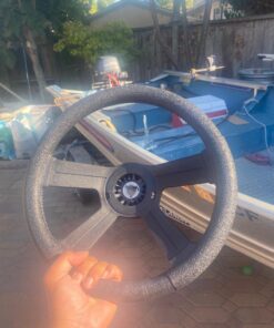 attwood 8315-4 Weatherproof 13-Inch Marine Boat Soft-Grip Steering Wheel with Cap 17 61IaMoPe2L