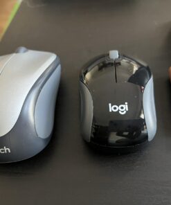 Logitech Wireless Mini Mouse M187 Ultra Portable, 2.4 GHz with USB Receiver, 1000 DPI Optical Tracking, 3-Buttons, PC / Mac / Laptop - Black 37 61IciXDiMlL