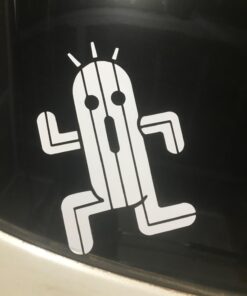 Finale Fantazy Inspired Cactuar Anime Vinyl Decal Sticker for Car Truck Window Wall Laptop Tumbler (White, 5.5") 11 61IctfrCpaL