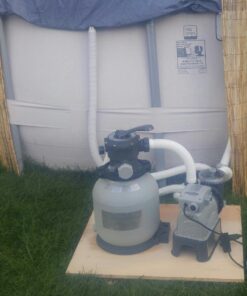 Intex Krystal Clear Sand Filter Pump for Above Ground Pools, 12-inch, 110-120V with GFCI 12 in Pump only 33 61IduEn070L