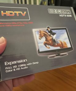 ATXOM HDMI Over Ethernet Extender, Over Cat 5e/6/7 LAN Cable, Up to 200Ft, Full HD 1080P @ 60HZ, EDID Copy, Dolby Digital/DTS Compatible, High Resolution Signal, POC Transmitter and Receiver 62 61If9b4HcXL