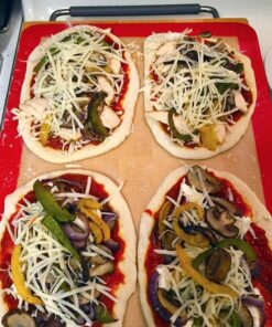 Kitzini Silicone Baking Mat Set. Non-Stick Silicone Mats for Baking. 2 Half Baking Sheets. BPA Free. Professional Grade Silicone Baking Sheet. Silicone Baking Mats for Cookies, Macarons & Pastry 44 61Ig4P7xmL